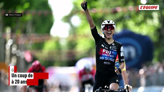 Un coup de panache et un premier succès en World Tour : à 20 ans, la Française Célia Géry remporte la 7e étape du Giro - Cyclisme - Giro (F)