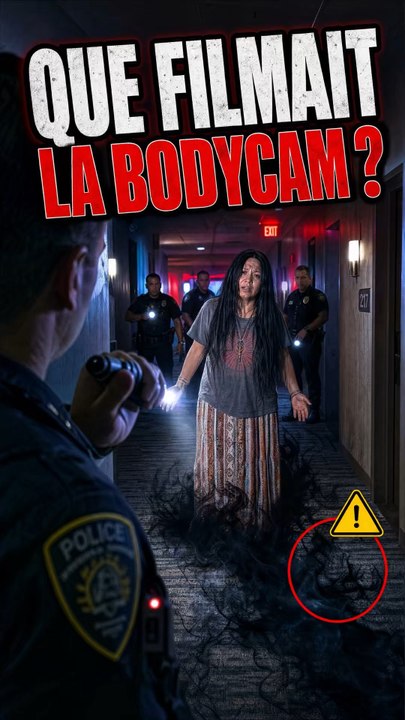 🚔👻 La bodycam du policier a filmé quelque chose d’étrange… 😳📹