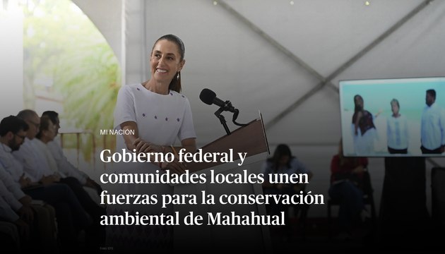 Gobierno federal y comunidades locales unen fuerzas para la conservación ambiental de Mahahual