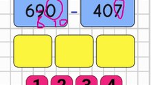 3.3- Yan Yana Çıkarma - 3. Sınıf Matematik #shorts