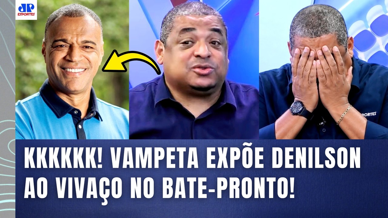 VAMPETA EXPÕE DENÍLSON AO VIVO! KKKK! "EU SENTAVA O PAU NELE NO TREINO da SELEÇÃO DE 2002 porque..."