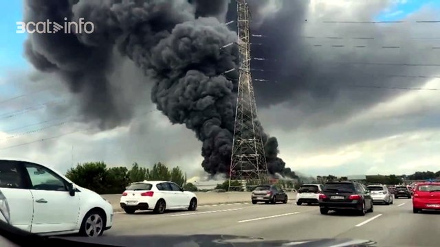 Incendio en la fábrica de Honda en Santa Perpètua de Mogoda