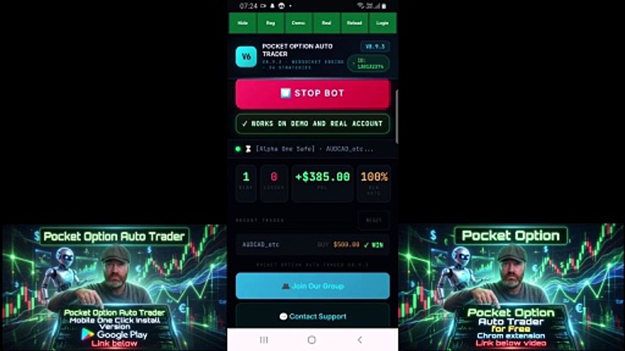 Pocket Option Bot Live Test: 88% Win Rate & $2,955 Profit!