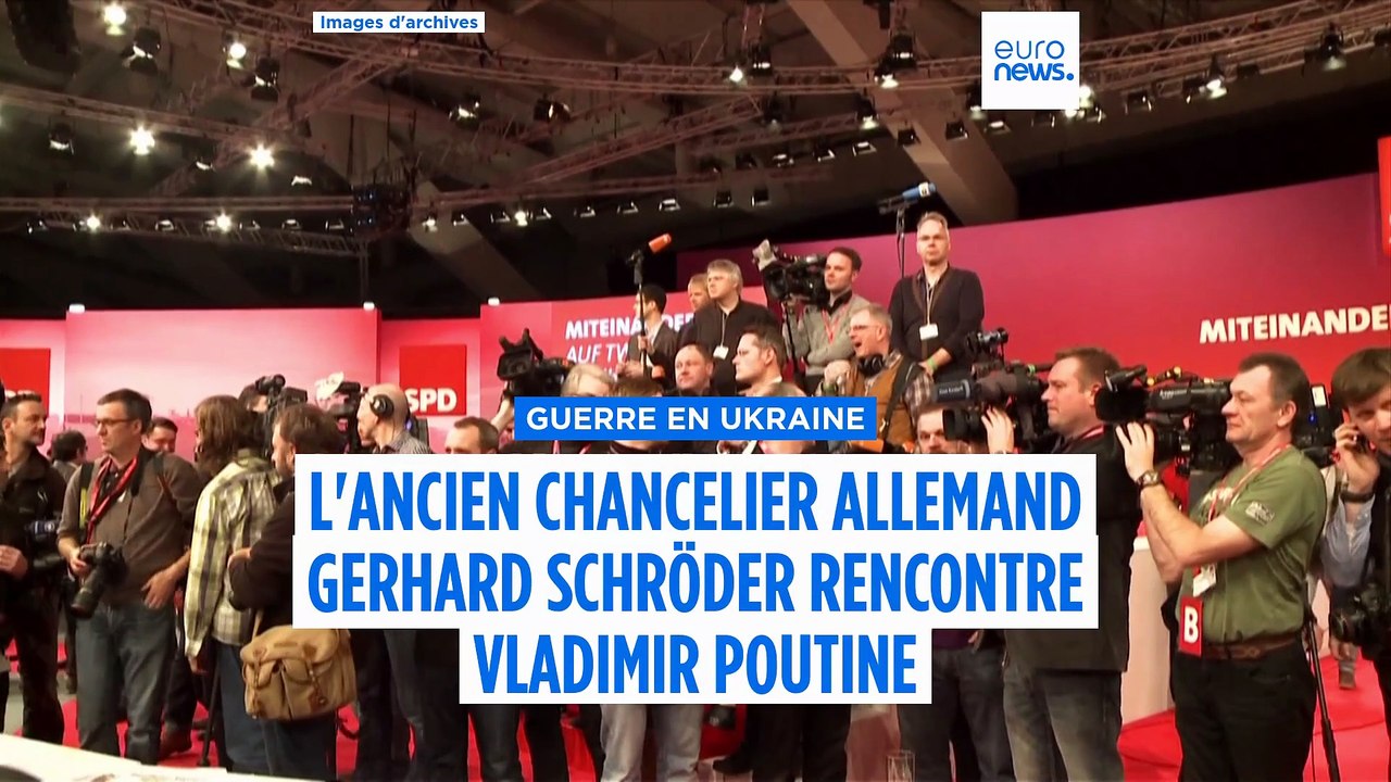 L’Ukraine lance une vaste attaque de drones, Vladimir Poutine rencontre Gerhard Schröder