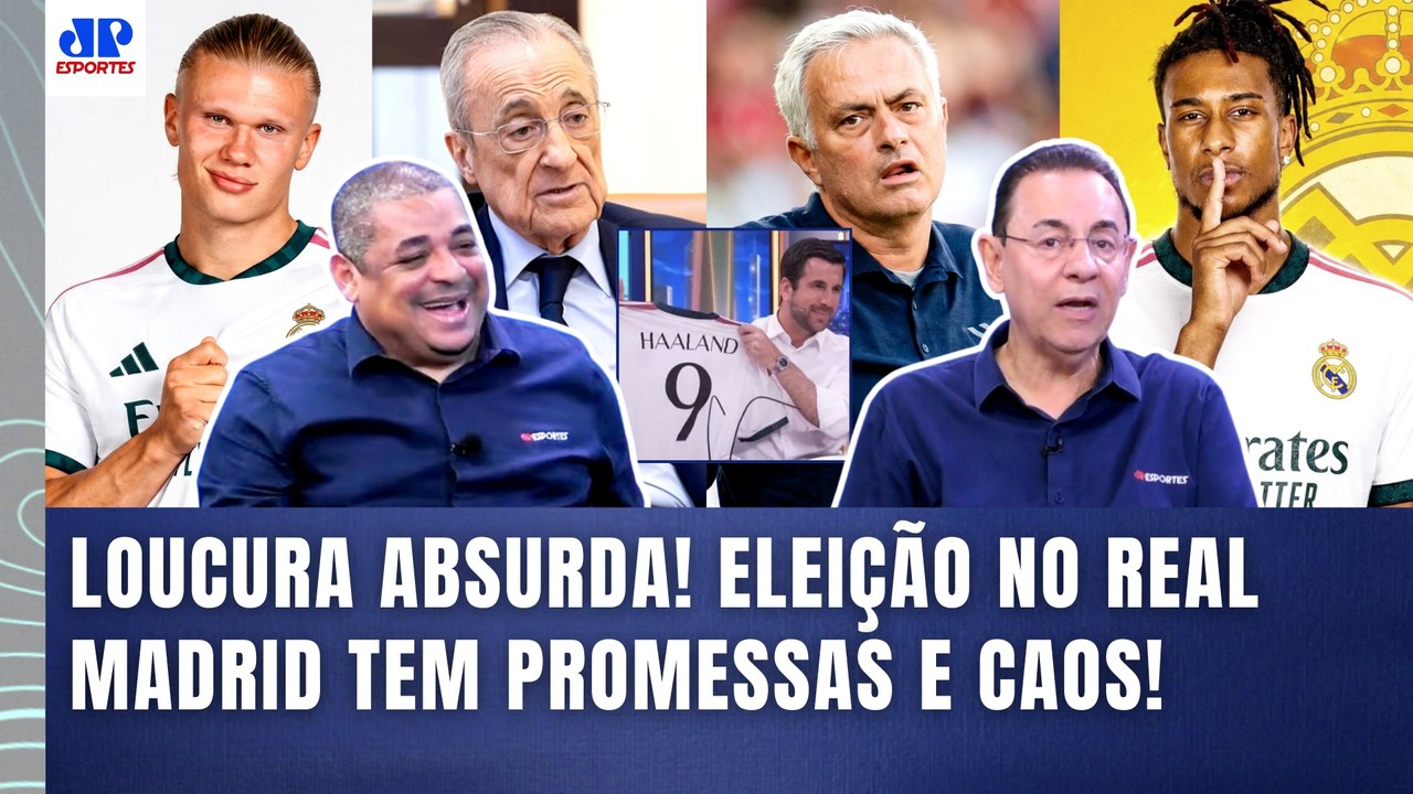 "CAR@L#0! É UMA LOUCURA! O REAL MADRID TÁ..." HAALAND? OLISE? MOURINHO? ELEIÇÕES E PROMESSAS FERVEM!