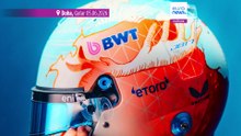 Artista do Qatar desenha capacete de Pierre Gasly para GP do Canadá