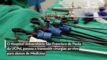Hospital de Pelotas passa a transmitir cirurgias ao vivo para alunos de Medicina
