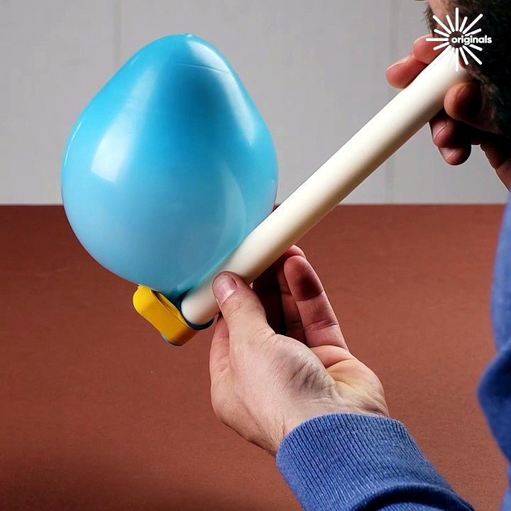 DIY music instruments using only a balloon and a pipe! 📯💯