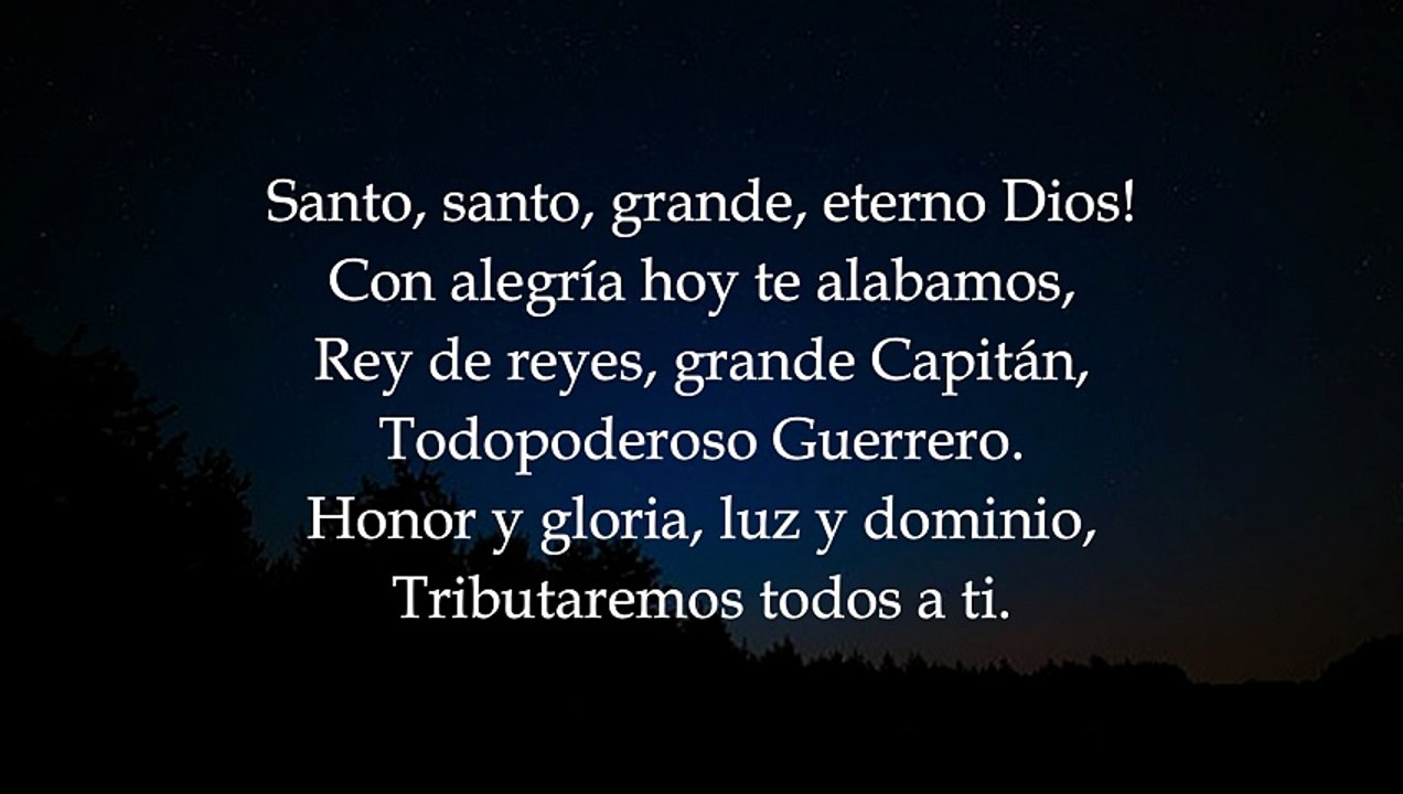 3 - Santo, santo, grande eterno Dios