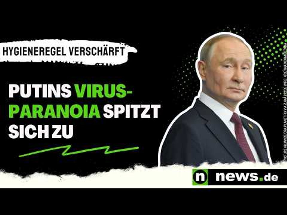 Wladimir Putin: Virus-Paranoia spitzt sich zu - Kremlchef verschärft Hygieneregeln