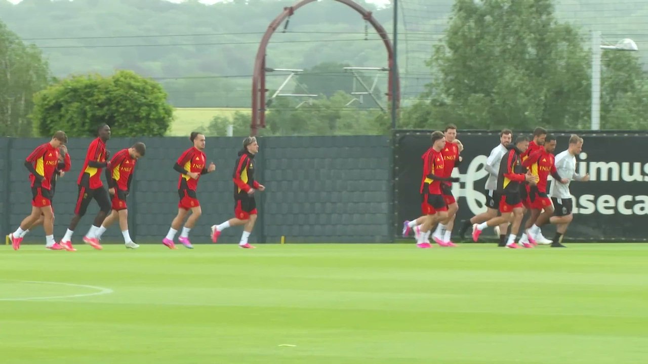 Meilleurs moments de l’entraînement de la Belgique avant Belgique - Liban | Mondial 2026