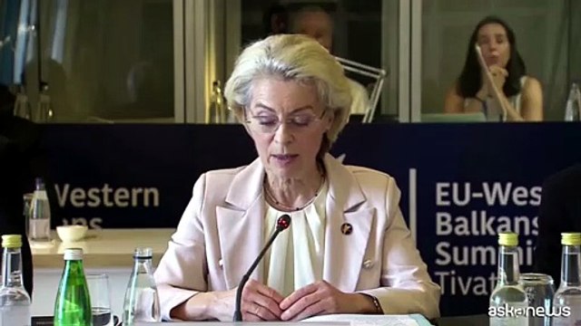 Vertice Ue-Balcani, von der Leyen parla di allargamento più rapido