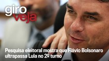 Pesquisa eleitoral mostra que Flávio Bolsonaro ultrapassa Lula no 2º turno | Giro VEJA
