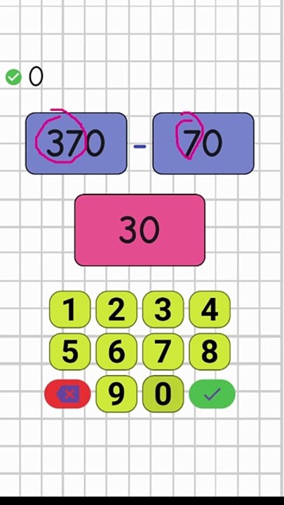 3.6- Zihinden Çıkarma İşlemi - 3. Sınıf Matematik #shorts