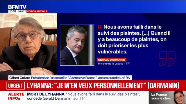 Excuses de Gérald Darmanin après la mort de Lyhanna: C'est au procureur de s'excuser , déclare Gilbert Collard, ancien eurodéputé RN