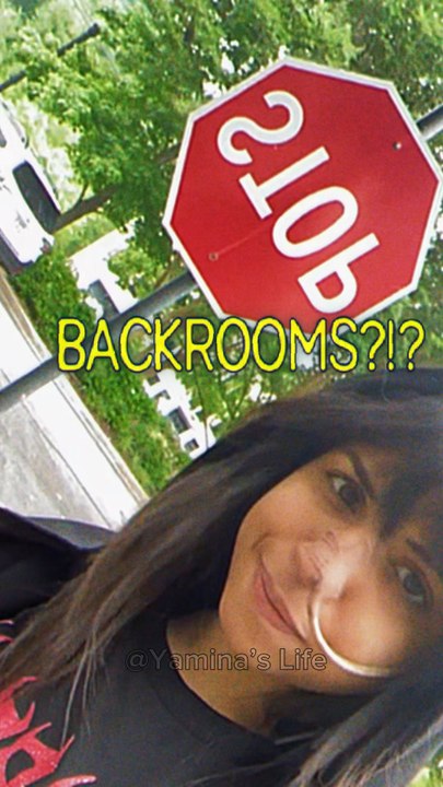 Backrooms stop sign 😨