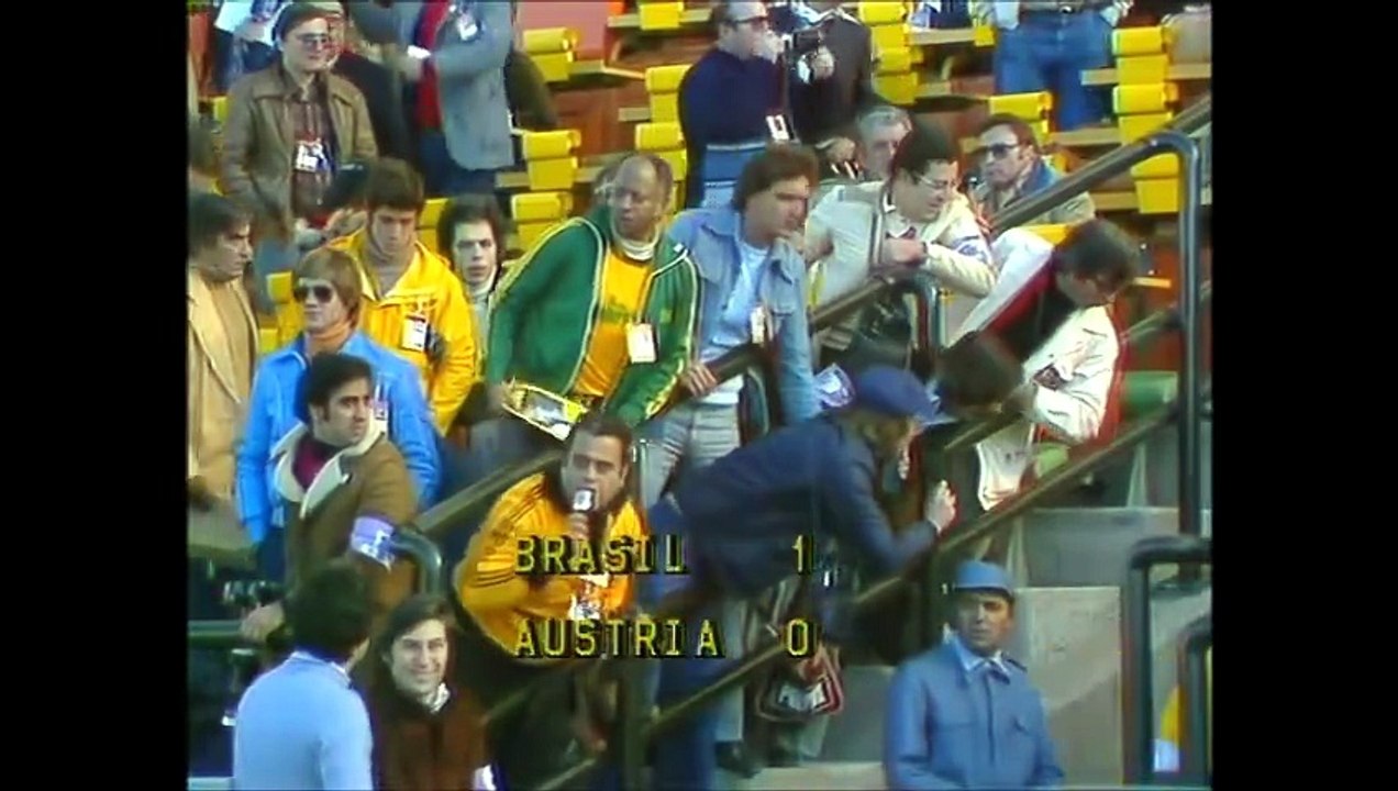 Copa do Mundo 1978 Brasil x Áustria (Grupo 3) com Luciano do Valle (Globo)