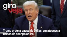 Trump ordena pausa de 5 dias em ataques a usinas de energia no Irã | Giro VEJA