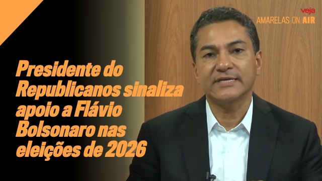 Presidente do Republicanos sinaliza apoio a Flávio Bolsonaro nas eleições de 2026 | Amarelas On Air