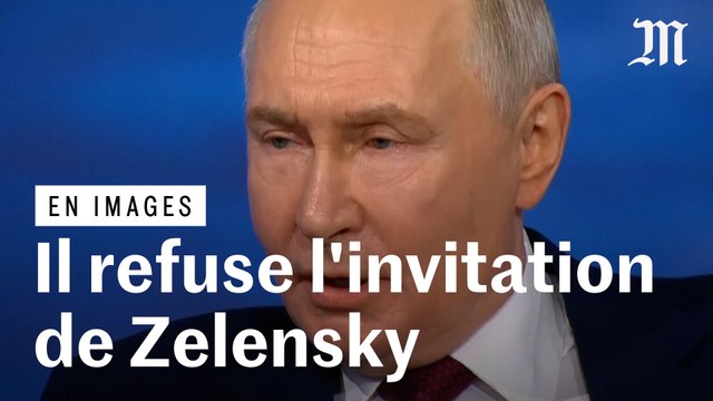 Guerre en Ukraine : Vladimir Poutine refuse l’invitation de Volodymyr Zelensky