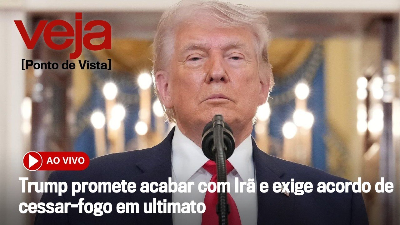 AO VIVO: Trump promete acabar com Irã e exige acordo de cessar-fogo em ultimato | Ponto de Vista
