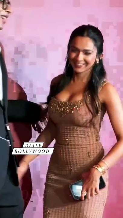 Apoorva Mukhija Shining in Gold! ✨ #ApoorvaMukhija #RedCarpetGown