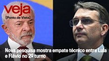 AO VIVO: Nova pesquisa mostra empate técnico entre Lula e Flávio no 2º turno | Ponto de Vista
