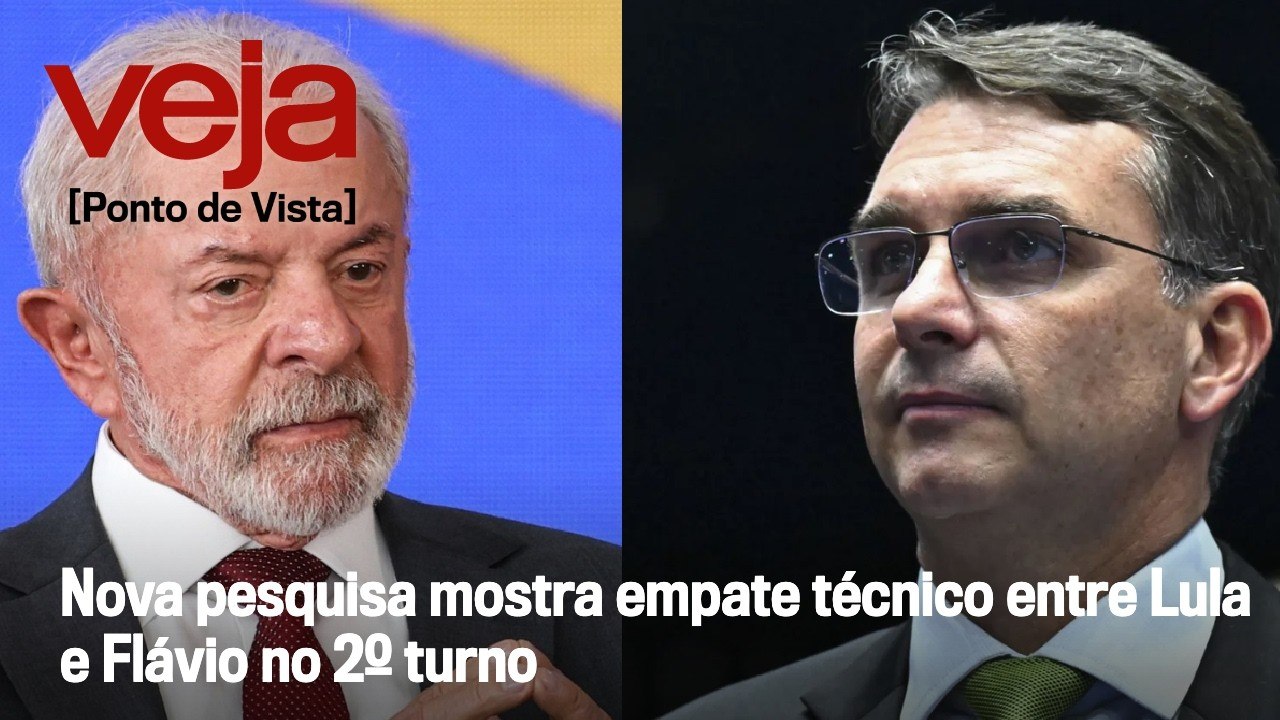 AO VIVO: Nova pesquisa mostra empate técnico entre Lula e Flávio no 2º turno | Ponto de Vista