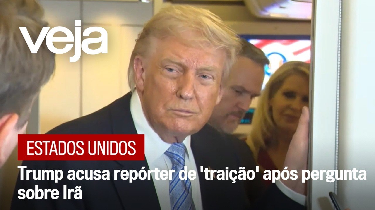 Trump acusa repórter de 'traição' após pergunta sobre Irã