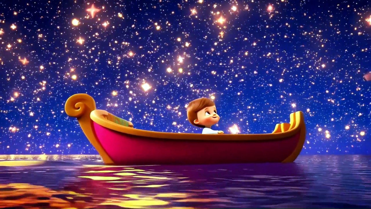 Moonboat Ride | Gentle Toddler Sleeping Music for Bedtime