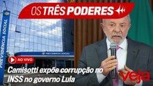 AO VIVO: Delação de Camisotti expõe corrupção no INSS no governo Lula | Os Três Poderes