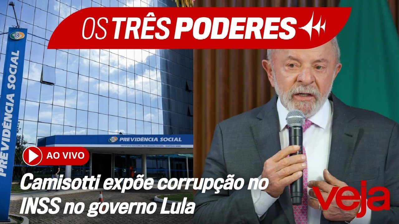 AO VIVO: Delação de Camisotti expõe corrupção no INSS no governo Lula | Os Três Poderes