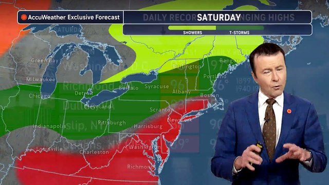 Heat and humidity to fuel severe storms in Northeast this weekend