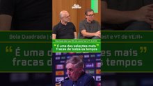 "É uma das seleções mais fracas de todos os tempos", opina editor de VEJA | Bola Quadrada