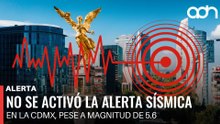 No se activó la alerta sísmica en la CDMX, pese a magnitud de 5.6