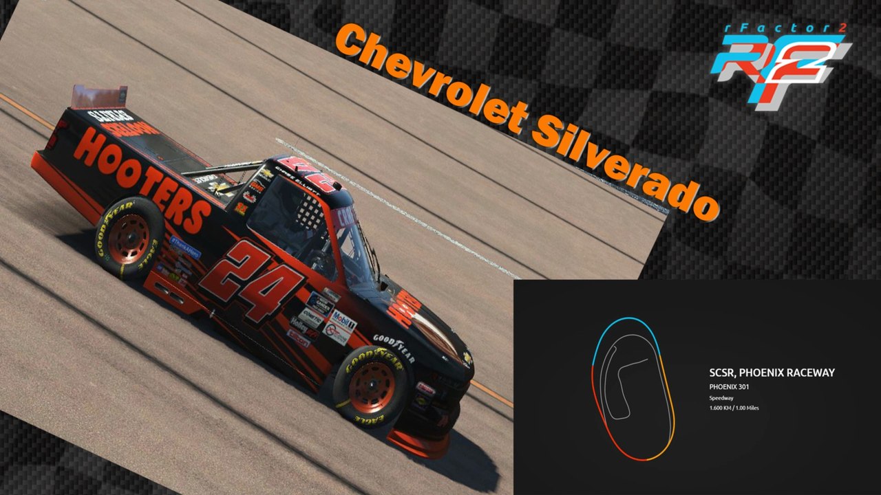 Tour de piste au Phoenix Raceway en Truck Séries sur Rfactor 2