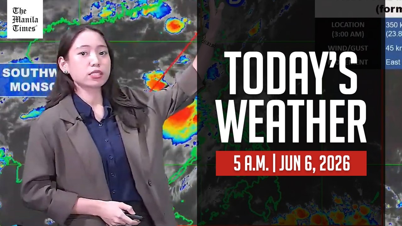 Today's Weather, 5 A.M. | Jun. 6, 2026