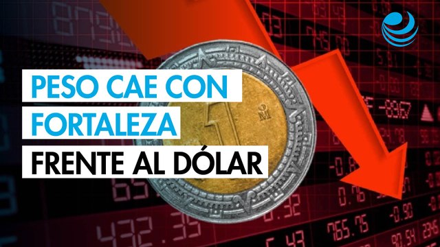 Peso mexicano cae con fuerza frente al dólar tras sólidos datos laborales de Estados Unidos