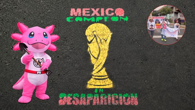 Mundial 2026: Madres buscadoras se manifiestan durante la exhibición del trofeo en Mixhuca