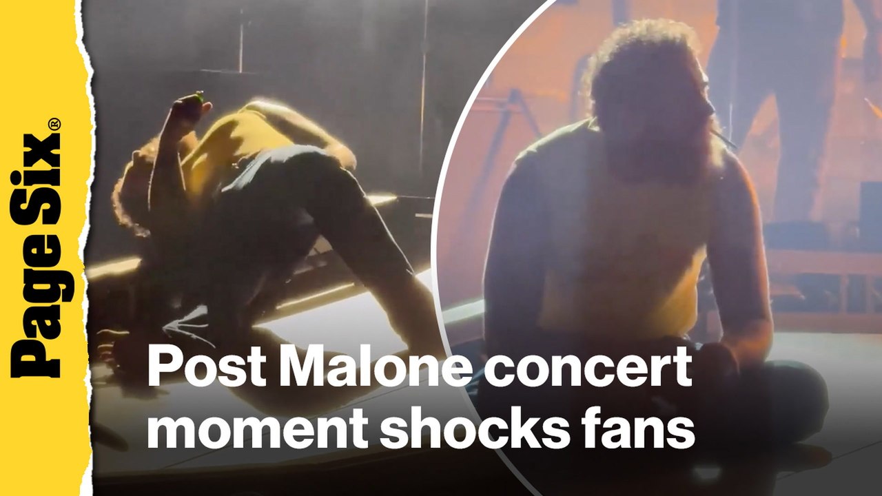 Post Malone fans shocked after bizarre on stage moment