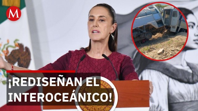 Sheinbaum explica el nuevo trazo del Tren Interoceánico