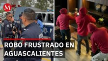 Banda de 10 asaltantes contra dueño armado en joyería de Aguascalientes termina en choque