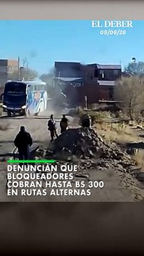 Denuncian que bloqueadores cobran hasta Bs 300 en rutas alternas