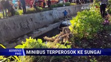 Minibus Masuk Parit di Surabaya Usai Tabrak 2 Pohon, Sopir Diduga Mengantuk | KOMPAS PAGI