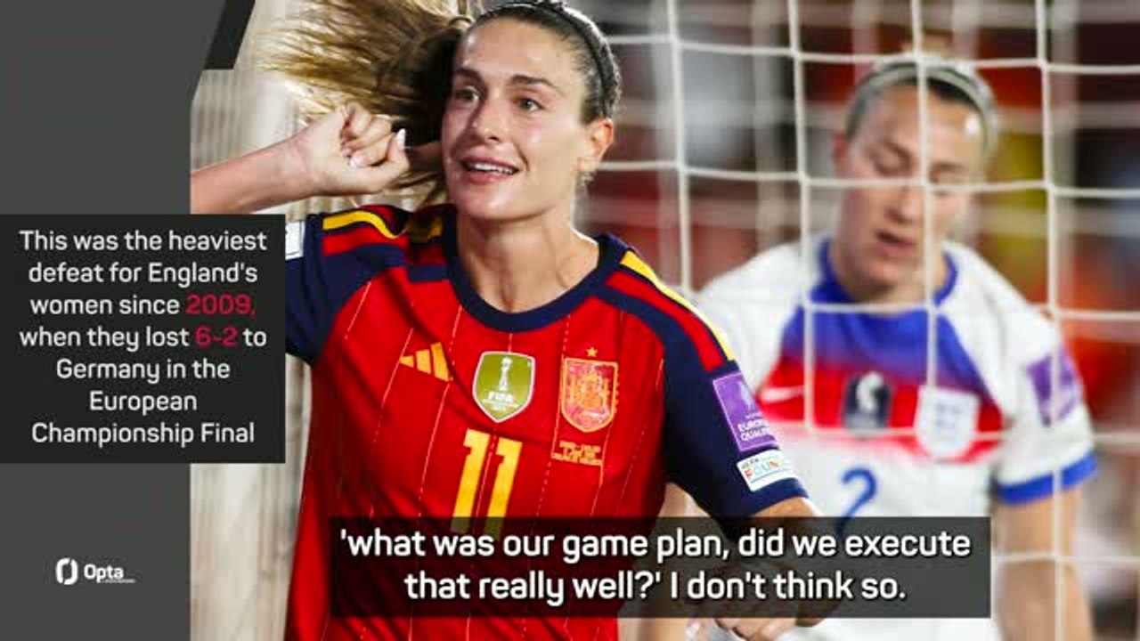 'We just couldn't step up' - Wiegman as England are crushed by Spain