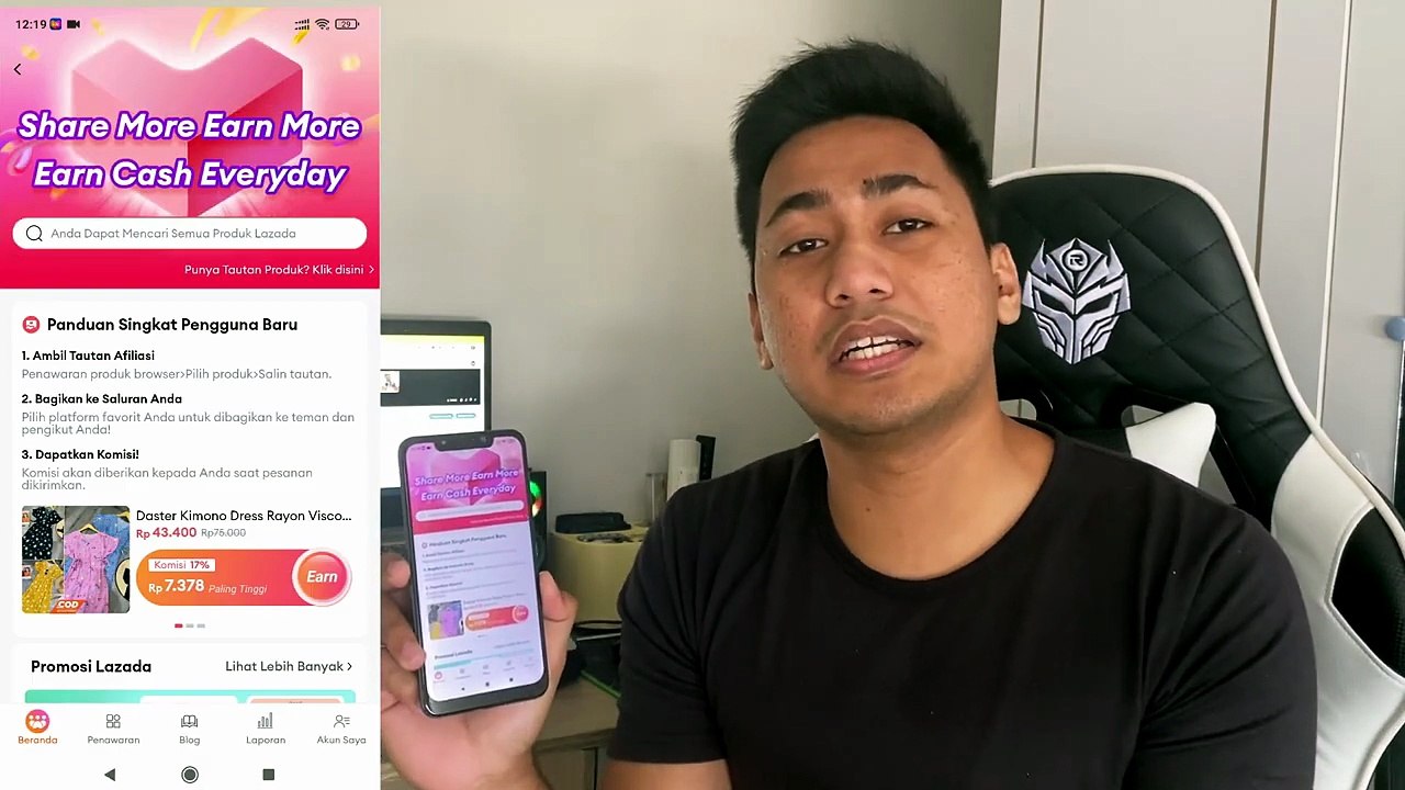 CARA DAFTAR LAZADA AFFILIATE PROGRAM | DAFTAR AFILIASI LAZADA
