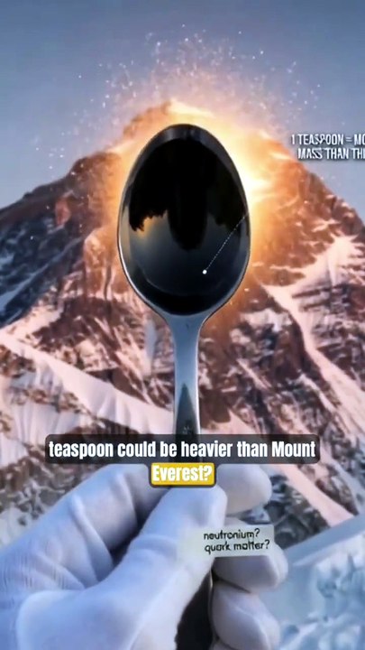 Could We Fit 10 Billion Tons Into a Teaspoon_