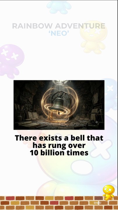A Bell That Has Been Ringing for 184 Years #NEO #RAINBOWADVENTURE