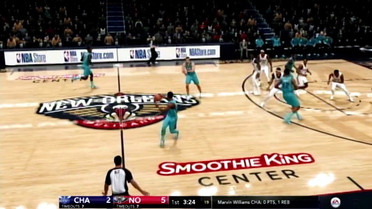 NBA Live 18 Pelicans vs Hornets