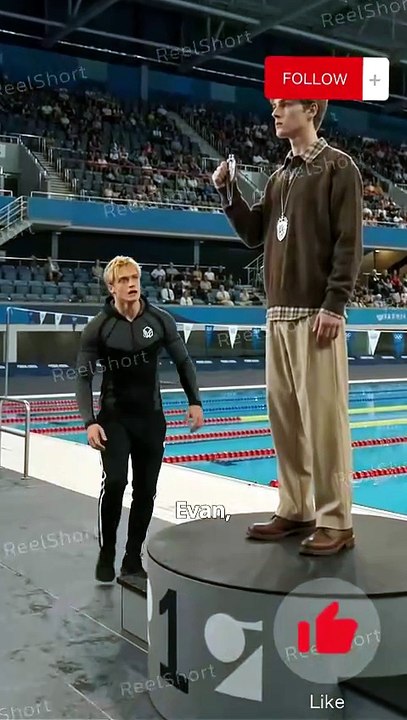 🌙🌙Owned by the Bad Boy Athlete Dailymotion Animation - Rowan Top swimming star #reelshort